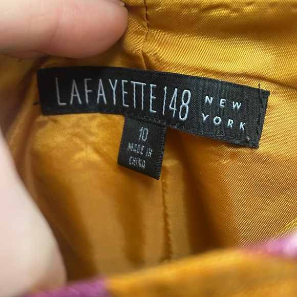 🔥Lafayette 148 New York Linen 10 Skirt - Picture 3 of 4